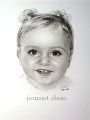 zhun-journet - portrait au fusain 肖像画