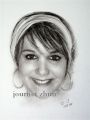zhun-journet - portrait au fusain 肖像画