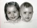 zhun-journet - portrait au fusain 肖像画