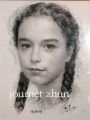 zhun-journet - portrait au fusain 肖像画