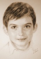 zhun-journet - portrait au fusain 肖像画