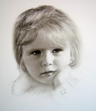 zhun-journet - portrait au fusain 肖像画