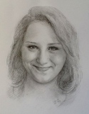 zhun-journet - portrait au fusain 肖像画