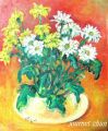 zhun-journet - peinture  à huile 花卉