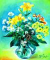 zhun-journet - peinture  à huile 花卉