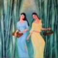 zhun-journet - peinture  à huile油画人物