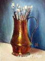 zhun-journet - peinture  à huile静物